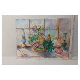 Signed and Numbered 193/275 Print, Watercolor, and Surrealist Print