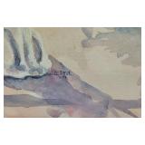 Signed and Numbered 193/275 Print, Watercolor, and Surrealist Print