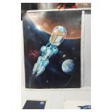 David Moses Space Print and Other Illustrations