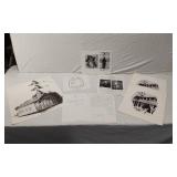 David Moses Heritage Reps Art Portfolio with Prints and Promotional Materials