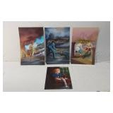 Lot of 4 Art / Concept Art Prints