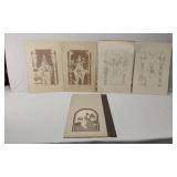 Lot of Vintage Art Prints by Various Artists and Designers Including John Paul, David Moses - One Numbered 142/300