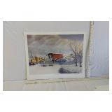 Clearing to the Bridge Limited Edition Print with Signature numbered 950 out of 1000.