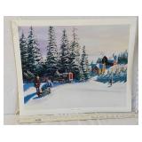 Bringing in the Season Artist Signed Print