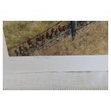 Grading the School House Road Print Artist Signed and Numbered 545/1000