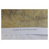 Grading the School House Road Print Artist Signed and Numbered 545/1000