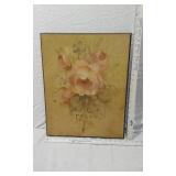 Floral Art Pieces  including Rose, Pansy, and Blue Bouquet Prints