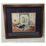Attention Company featuring a child and animals having a tea party & Tree with Path and Inspirational Words