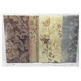 Large Floral and Palm Tree Wall Art Pieces