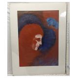 Pair of Prints and a Mirror
