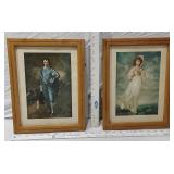 Framed Art Prints of Blue Boy and Pinkie by Thomas Gainsborough