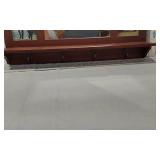 Decorative Wooden Wall Mirror with Photo Frames and Hooks approx 23x18
