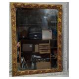Vintage Ornate Framed Mirror approx 20 1/2 x 29 1/2