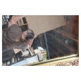 Vintage Ornate Framed Mirror approx 20 1/2 x 29 1/2