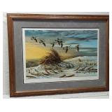 Terry Redlin "High Country" Framed Print approx. 34 1/2 x 27 1/2