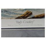 Terry Redlin "High Country" Framed Print approx. 34 1/2 x 27 1/2