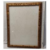 Vintage Wooden Picture Frames including Large Carved Frame, Small Frame, and Ornate Gold Frame