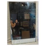 Mirror with Wooden Frame approx 16 x 25 1/2