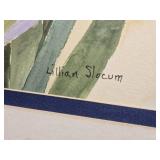 Framed Floral Print  by William Slocum