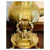 B2-Vintage Middle Eastern - Spirit Kettle, Tea Pot with Handle, Stand and Warmer