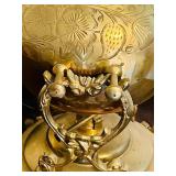 B2-Vintage Middle Eastern - Spirit Kettle, Tea Pot with Handle, Stand and Warmer
