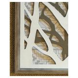 B2 - Framed Geometric Tree Branch Wall Art