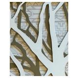 B2 - Framed Geometric Tree Branch Wall Art