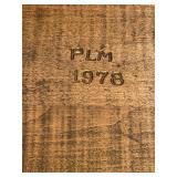 B2 - Vintage 1978 Wooden Magazine Rack