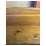 S - Vintage Solid Wood Twin Size Bed Headboard with Turned Posts