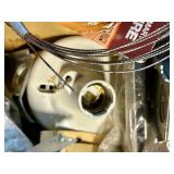 S - Box of Electrical Supplies including Metal Boxes, Outlets, Wire, and Cables