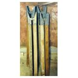 S - Lot of 4 Vintage Wooden Folding Saw Horses