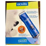 S - Andis Power Groom Clipper with Ceramic Edge Blades and Accessories