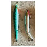 G - Set of 5 Assorted Fishing Lures with Treble Hooks