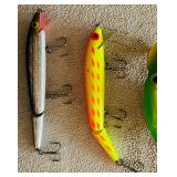 G - Set of 5 Assorted Fishing Lures with Treble Hooks