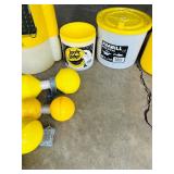 G - Fishing Live Bait Containers and Assorted Floats Group