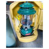 G - Vintage Camping and Outdoor Gear Collection with Coleman Lantern, Thermoses, and Accessories