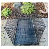 G - Collapsible Large Metal Pet Crate 24x27x36 Inch