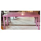 DR - Vintage Purple Console Table by Unpainted Place Ink