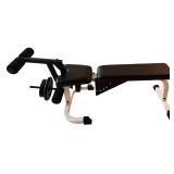 LL - Exercise Equipment Lot with Weight Bench, Yoga Mats, Dumbbells, and Balls