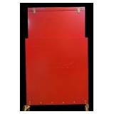 LL Vintage Stack-On Red Tool Chest with Assorted Hand Tools and Drawers