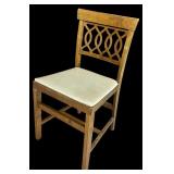 LL - Set of 3 Norquist Productions Cornet Wonderfold Vintage Wooden Folding Chairs