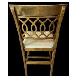 LL - Set of 3 Norquist Productions Cornet Wonderfold Vintage Wooden Folding Chairs