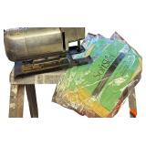S - Lot of Hand Tools with Sander, Saw, Roller, Brushes, Face Shield, and Accessories