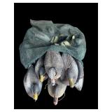 G - Lot of 18 Mallard Duck Decoys with Net Bag