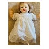 Vintage 19" Baby Doll with Open Mouth and Blonde Hair