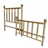 LL - Vintage Full Brass Bedframe