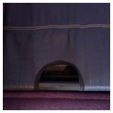 G - Purple Hide a Bed Sofa with 3 Pillows