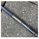 G - Set of 4 Fishing Rods and Reels Including Daiwa, Lew