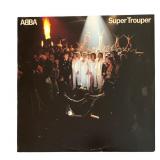 FR - Set of 4 ABBA Vinyl Record Albums: Voulez-Vous, Arrival, The Visitors, and Super Trouper