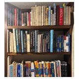 FR - Large Collection of Hardcover and Paperback Books Including Travel Guides and Reference